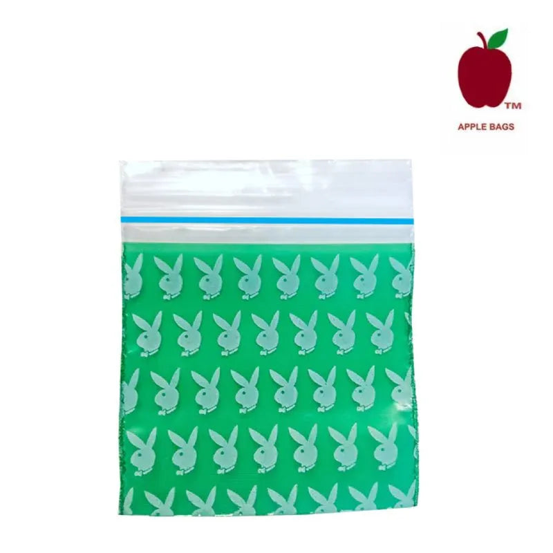 175175 Apple Zip Lock Plastic 45 x 45mm Playboy 100pcs